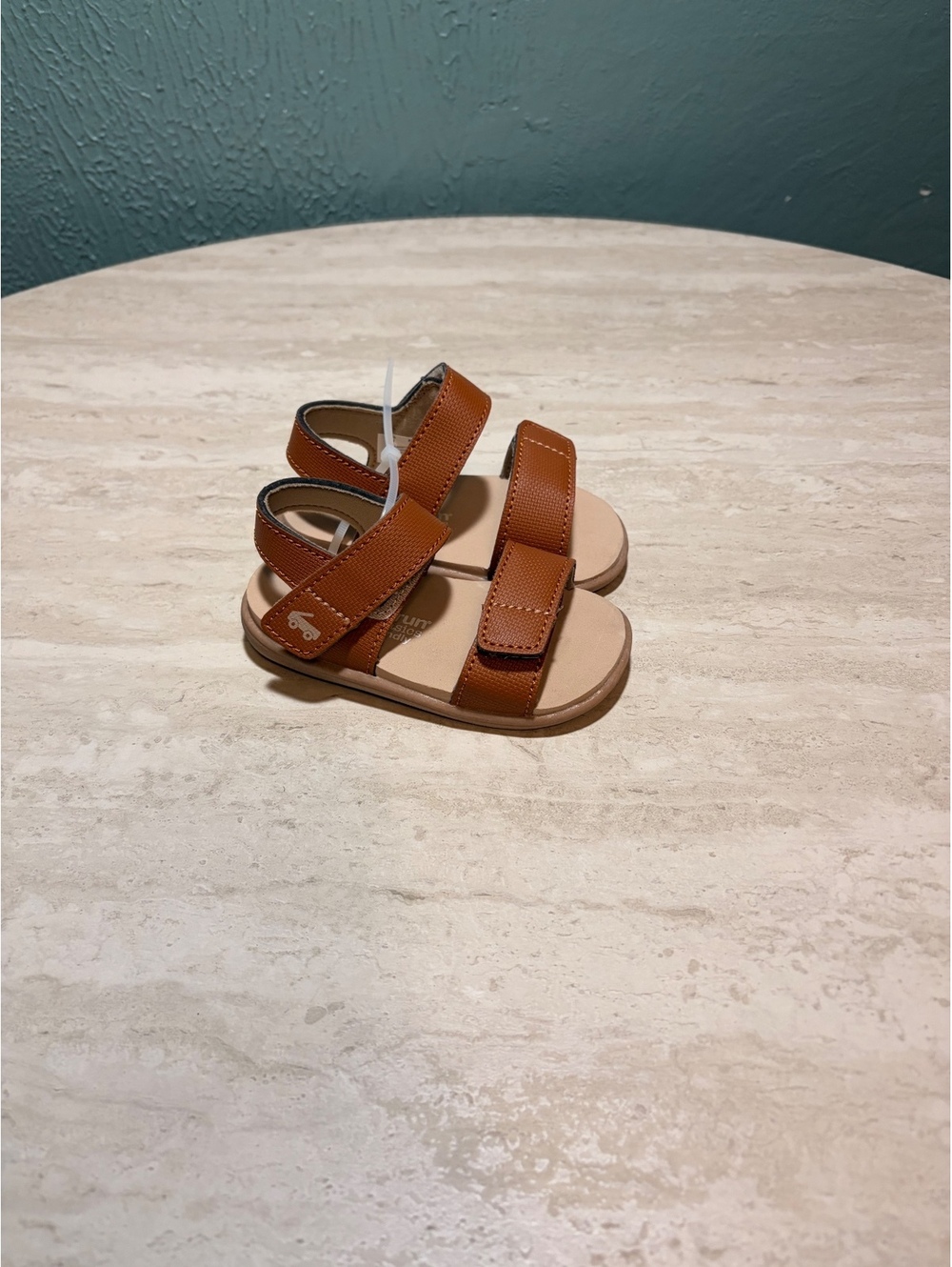 Size 5C See Kai Run Boys' Brown Leather Sandals Size 5